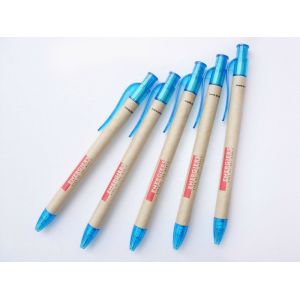 Logo Customized Promotional Eco Recyclable Click Paper Pen