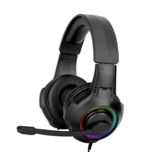 Hands Free 40mm Bass Speaker RGB Wired Pc Headset