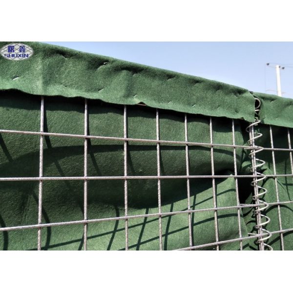 Buy Flood Control Sand Filled Barriers High Tensile Hesco Bastion Wall at wholesale prices