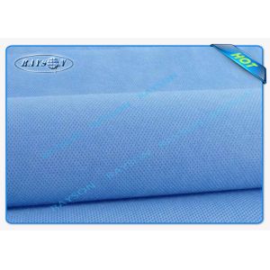 100% Virgin Polypropylene Blue Disposable Bed Sheet For Hospital