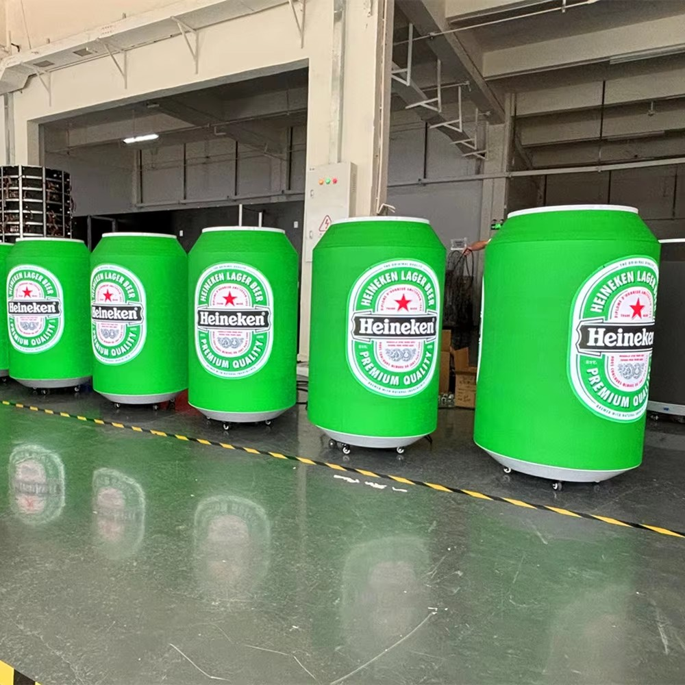 Custom Size Special Beer Bottle Can LED Screen Full Color Advertising Digital Signage Beverage Can Shape Flexible LED Display