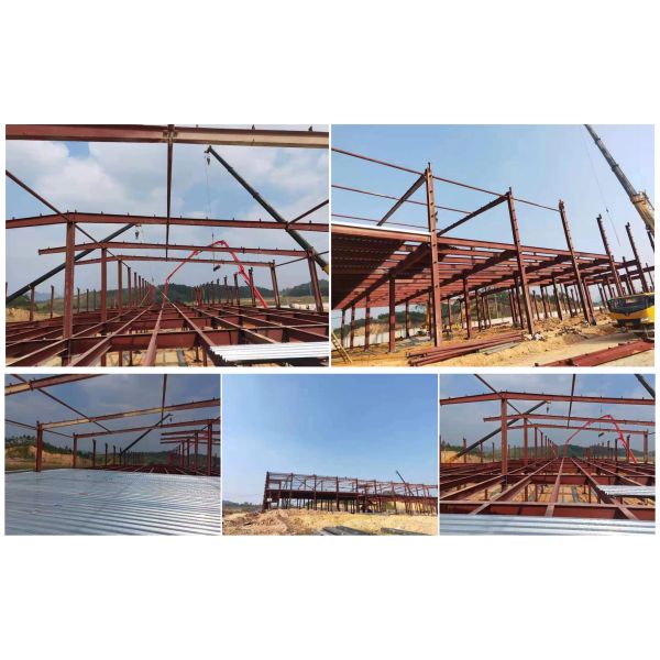 Customized Industrial Steel Workshop Buildings High Durability And Stability