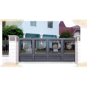 China Modern Galvanized Steel Villa Gate for Coastal Areas on sale