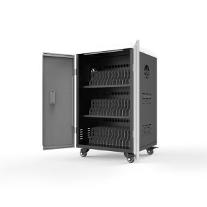 China 42 Ipad Charging Cabinet ABS Tablets Charging Cart 1mm Galvanized on sale