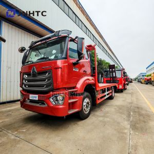 HOWO Small Lowbed Lorry Truck 4X2 Container Flatbed Tow Truck Price