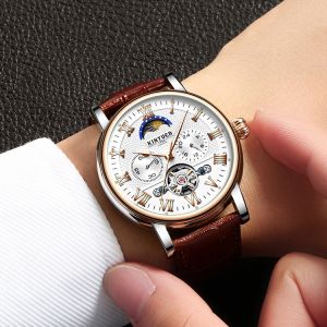Fashionable Design Tourbillon Skeleton Watch Automatic Movement