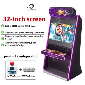 Durable Arcade Game Machine Coin Operated Arcade Fighting Game Cabinet