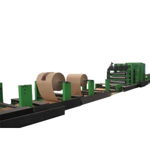 Double Strengthen Sheet Bottom Sealing Starch Bag Manufacturing Machine With