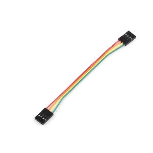 2.54 mm Pitch 4 Pin Single Row Connector Electric Cable Assemblies ,UL1571 AWG