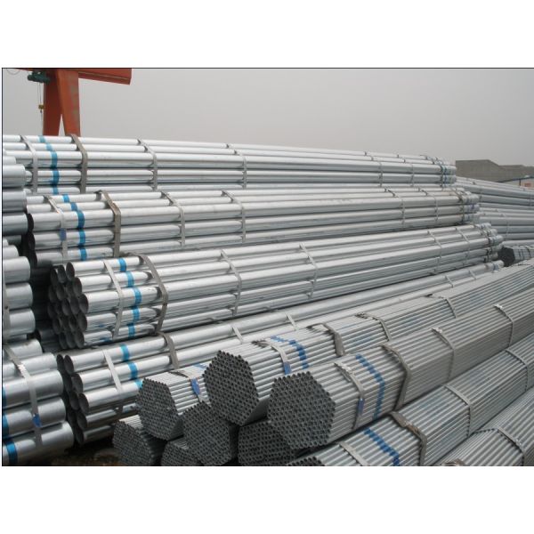 Buy galvanized steel pipe BS1387-1985 with thread at wholesale prices