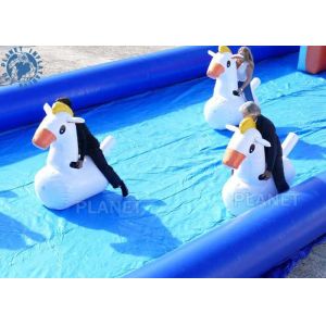 Pony Hop Riding Race Track Inflatable Pony Hopper Game