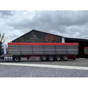Customizable Sideboard Semi-Trailer 12 Tire Durable Freight Hauling Flatbed