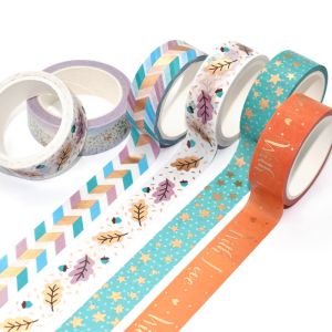 Single Sided Adhesive Autumn Style Japanese Washi Tapes
