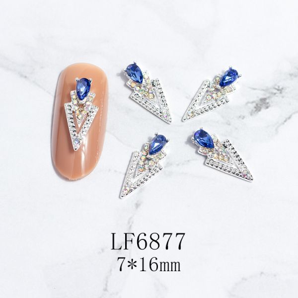 Multi Shapes Diamond Decorations Big Stones High Quality Shiny Crystal Nail Charms Flat back Rhinestones For Nail Art