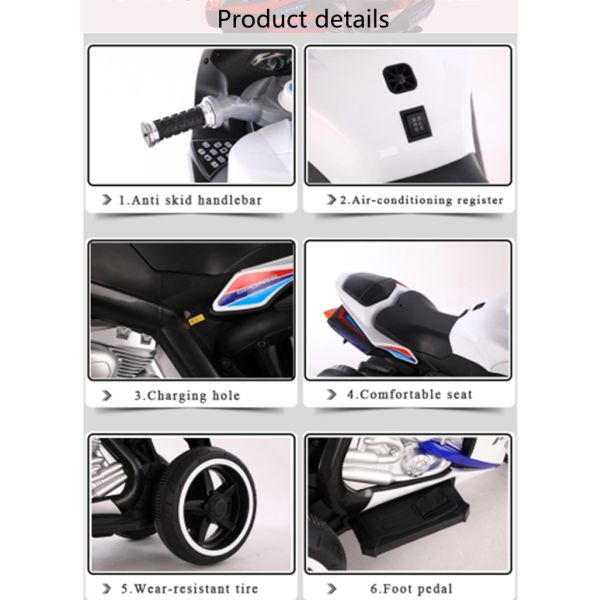 550*1 Motor Yellow 12v Electric Motor Car Motorcycle for Big Kids Toys 2022 Best