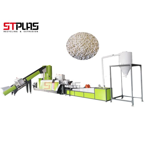 Buy 300kg/h Polyethylene PE recycled Film Plastic Recycling Pellet Machine at wholesale prices