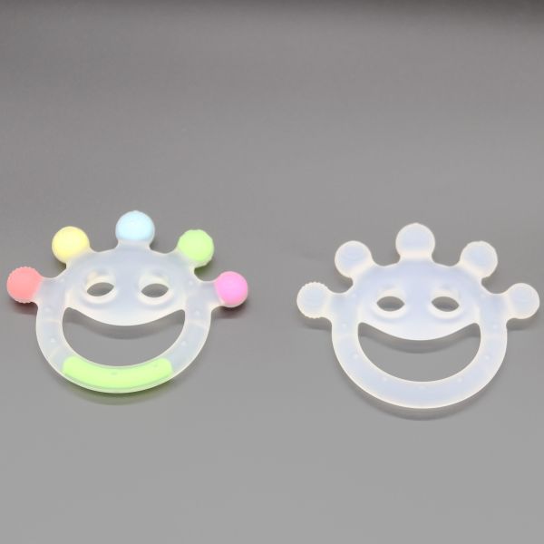 Buy Food Grade Silicone Baby Teether Toys Non-Toxic Rattles at wholesale prices