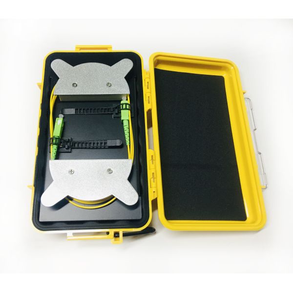 Buy 1000m Length OTDR Launch Cable Box with Operating Temperature -40°C to +80°C and Back Reflection < -55 DB for Precision Fiber Optic Testing at wholesale prices