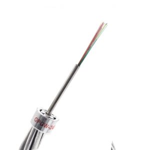 Self Supporting Single Mode Outdoor Optical Fiber Cable 12 Core 24 core OPGW