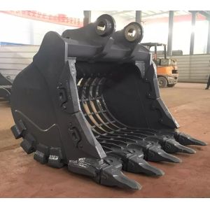 100* 100 Gap JCB Excavator Skeleton Bucket Load Or Unload Sand