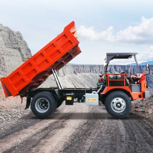 Portable 5 Ton Articulated Truck Underground Mining Transportation Tipper 4*2