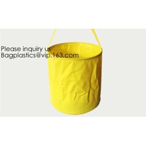 PVC Tarpaulin Waterproof Collapsible Barrel Rain Water Barrel Collapsible