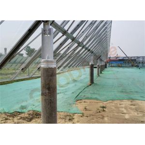 PV Strings Slewing Drive Solar Tracker With Strong Wind Resistance