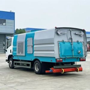 Pure Electric Vacuum Sanitation Cleaning Truck Dongfeng Sweeper Truck