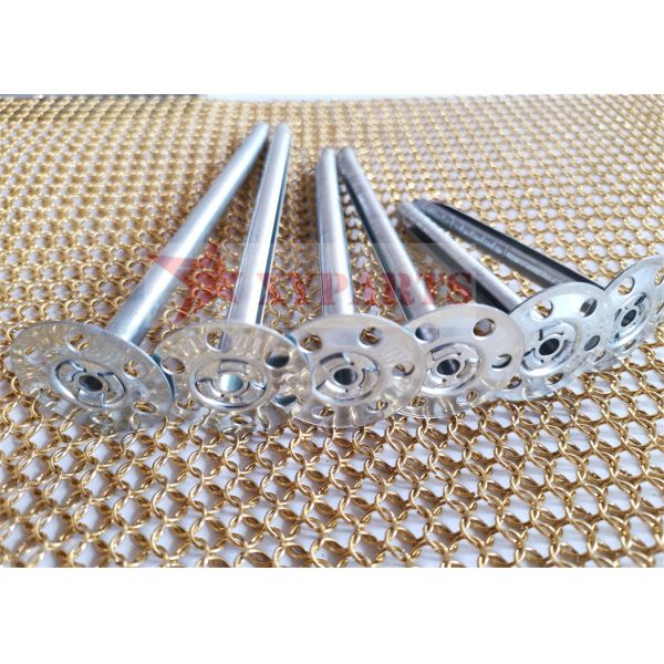 Buy M8 Plug Tube Galvanized Steel Rockwool Insulation Pins at wholesale prices