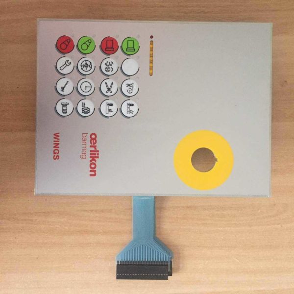Scratchproof ZIF Connector Tactile Membrane Switches