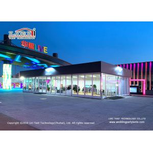 10m Width Clear Span Cube Structure Tent With Thermo Roof