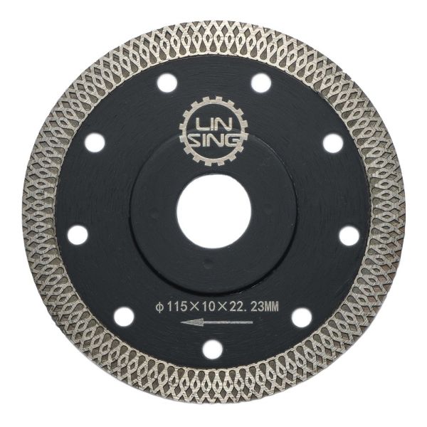 115mm Mesh Thin Turbo Disc Porcelain Ceramics Diamond Tools Cutting Disc Cutter
