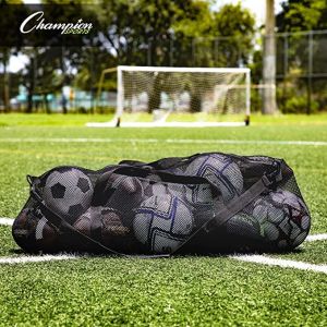 Mesh Sports Duffle Bag Multipurpose Oversized Gym Bag With Zipper Adjustable