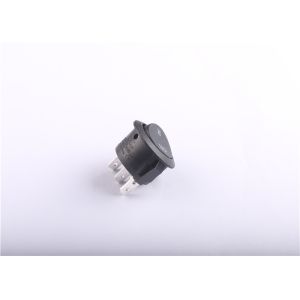 3 Pin ON-R Small Round Rocker Switch , Boat Rocker Switch 16mm Diameter