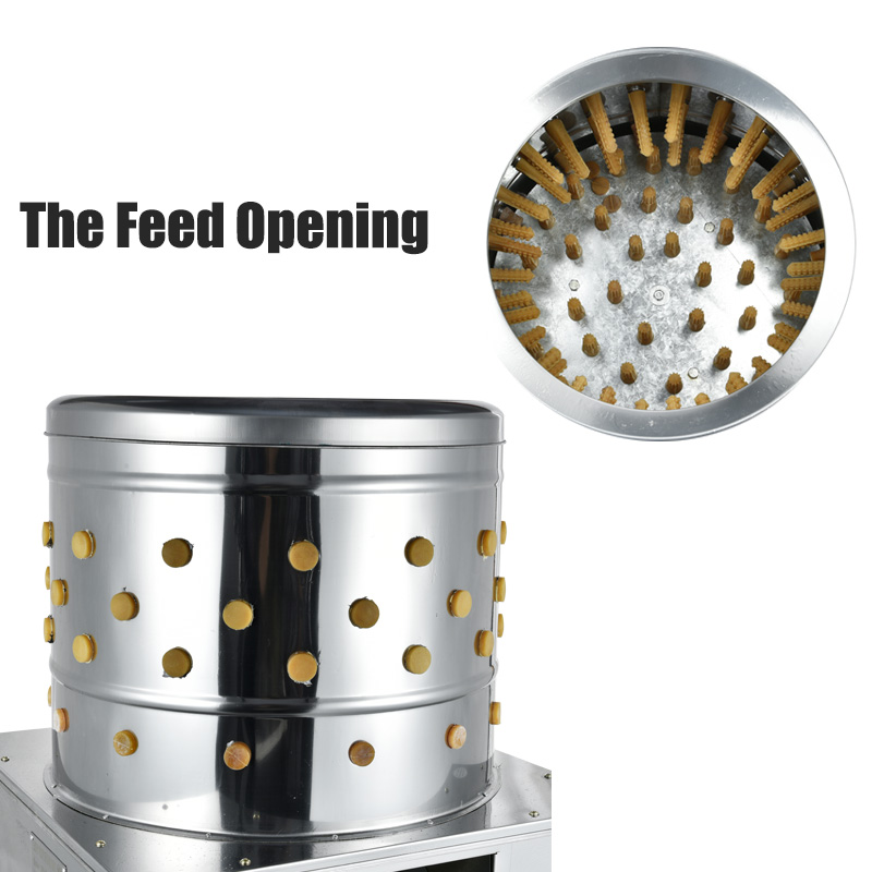 Slaughtering Equipment Chicken Poultry Feather Removal Cleaning Wet Plucking Processing Machine