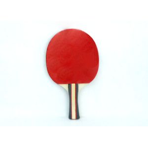 China V-SIX Table Tennis Rackets  Orange Sponge With Coloured Handle / Reverse Rubber on sale