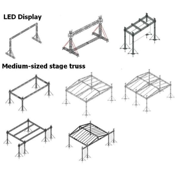 Buy Recycle Lightweight Aluminium Truss For Exhibitions Promotion Events at wholesale prices