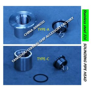 STAINLESS STEEL SOUNDING PIPE HEAD FOR SHIP'S BOW TIP CABIN, STAINLESS STEEL