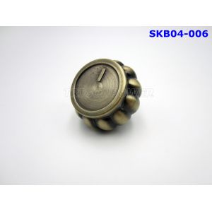 Zamac Electroplate Oven Control Knob Skb04-006-1 With Good Heat Resistance