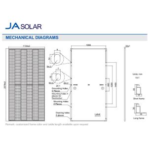 550W JA Solar Cell Panel Half CEll MBB PV Module JAM72S30 540- 565/GR 540W 550W