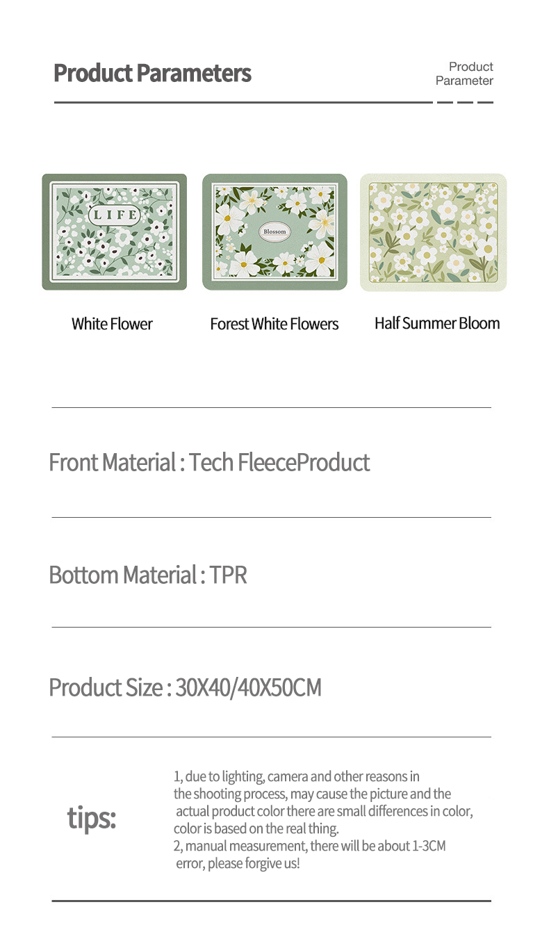 Customized Logo Acceptable Contemporary Design Style Kitchen Countertop Drain Pad