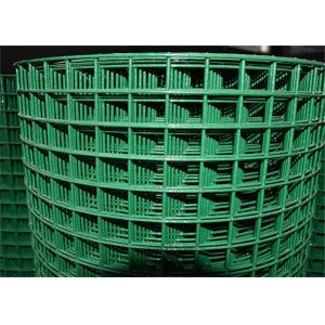 Square Hole Fencing Green 14mm 1x1 Welded Wire Mesh