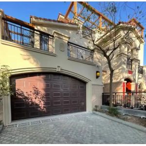 Insulated Sectional Doors with Flat or Contoured Panel Design and Powder Coated