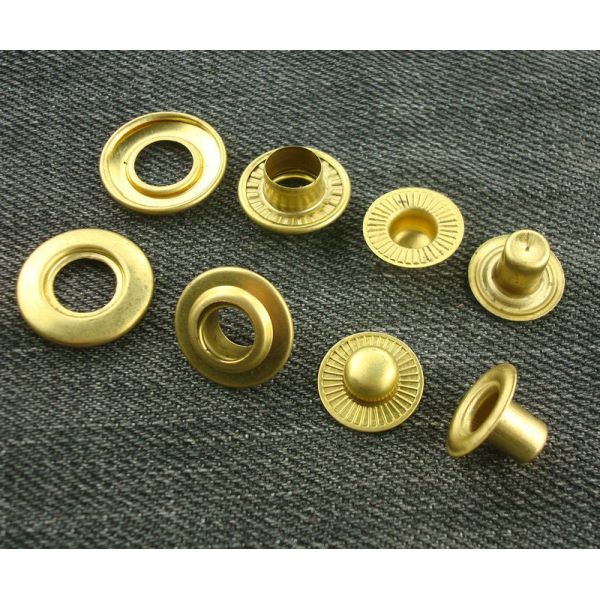 wholesale stainless steel /brass 2parts press stud metal open top big snap button
