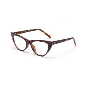 Optical Frame Cat Eye Vintage Reading TR90 Material Glasses Computer Blue Light