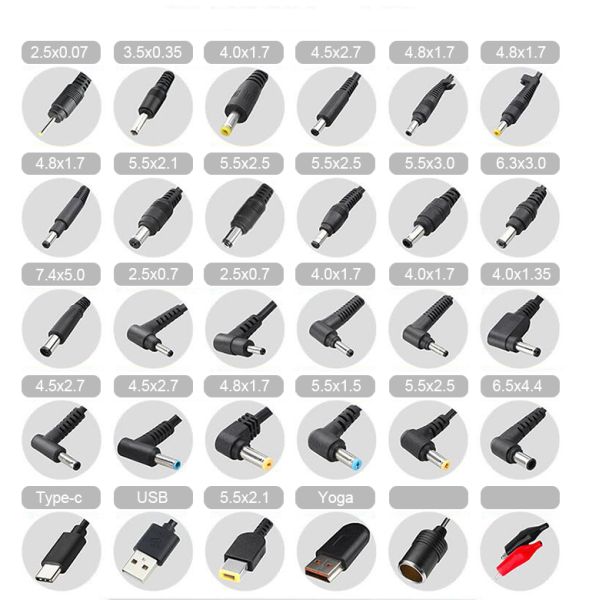 1M 22AWG DC Male to Male Extension Cable 5.5x2.5mm Right Angle