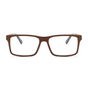 Nature Safe High End Special Wooden Frame Glasses CR39 Nylon Lens