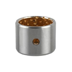 Quality Precision Machined Components Split Self Lubricating Bimetal Bushing With Graphite for sale