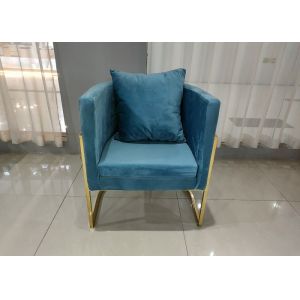 Quality Gilded Underframe 55cm Flannel Wrought Iron Sofa Set for sale