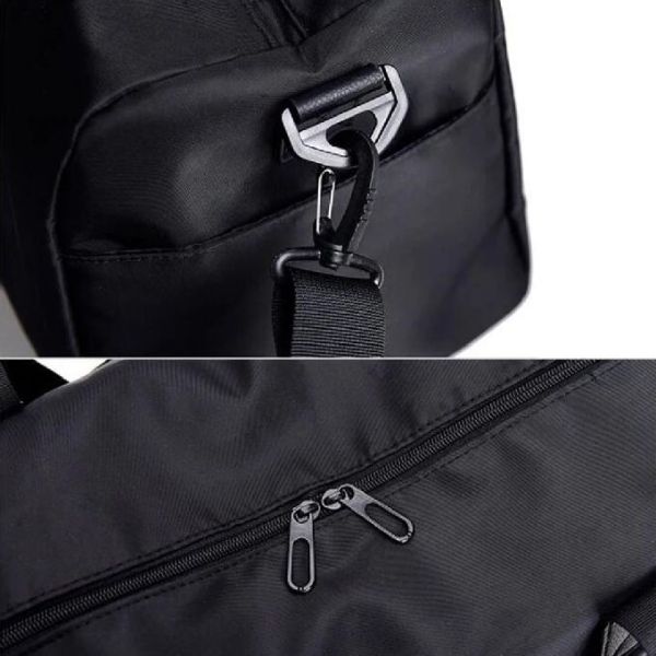 OEM Waterproof Nylon Sports Bag With Shoe Compartment